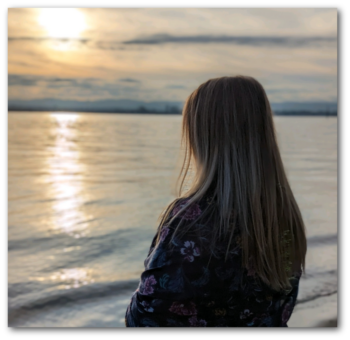 Meagan Hope on the Columbia River in Vancouver, WA